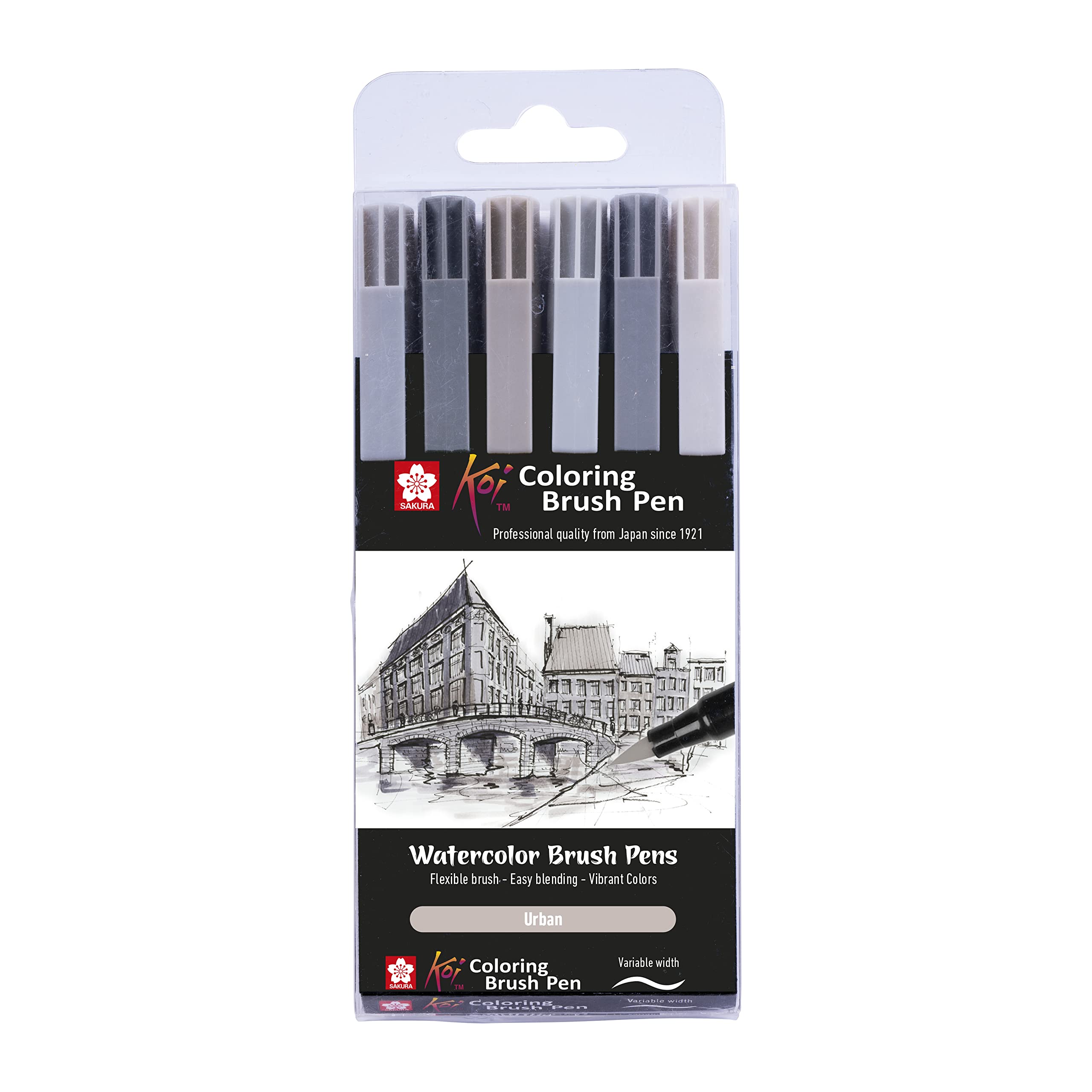 Amazon.com : SAKURA Koi Colouring Brush Pen Set - Urban